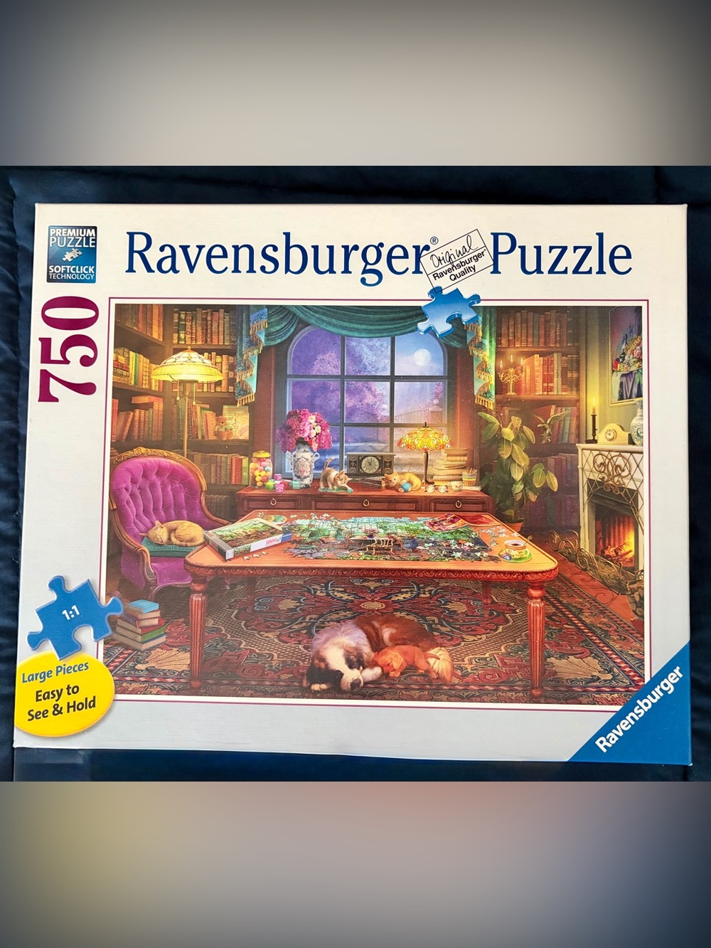 Ravensburger “Puzzler’s Place” 750-Piece Large Format Jigsaw Puzzle